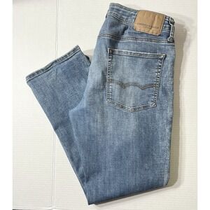 American Eagle Jeans Mens 31x30 Original Straight Fit Distressed Mallsoft Preppy